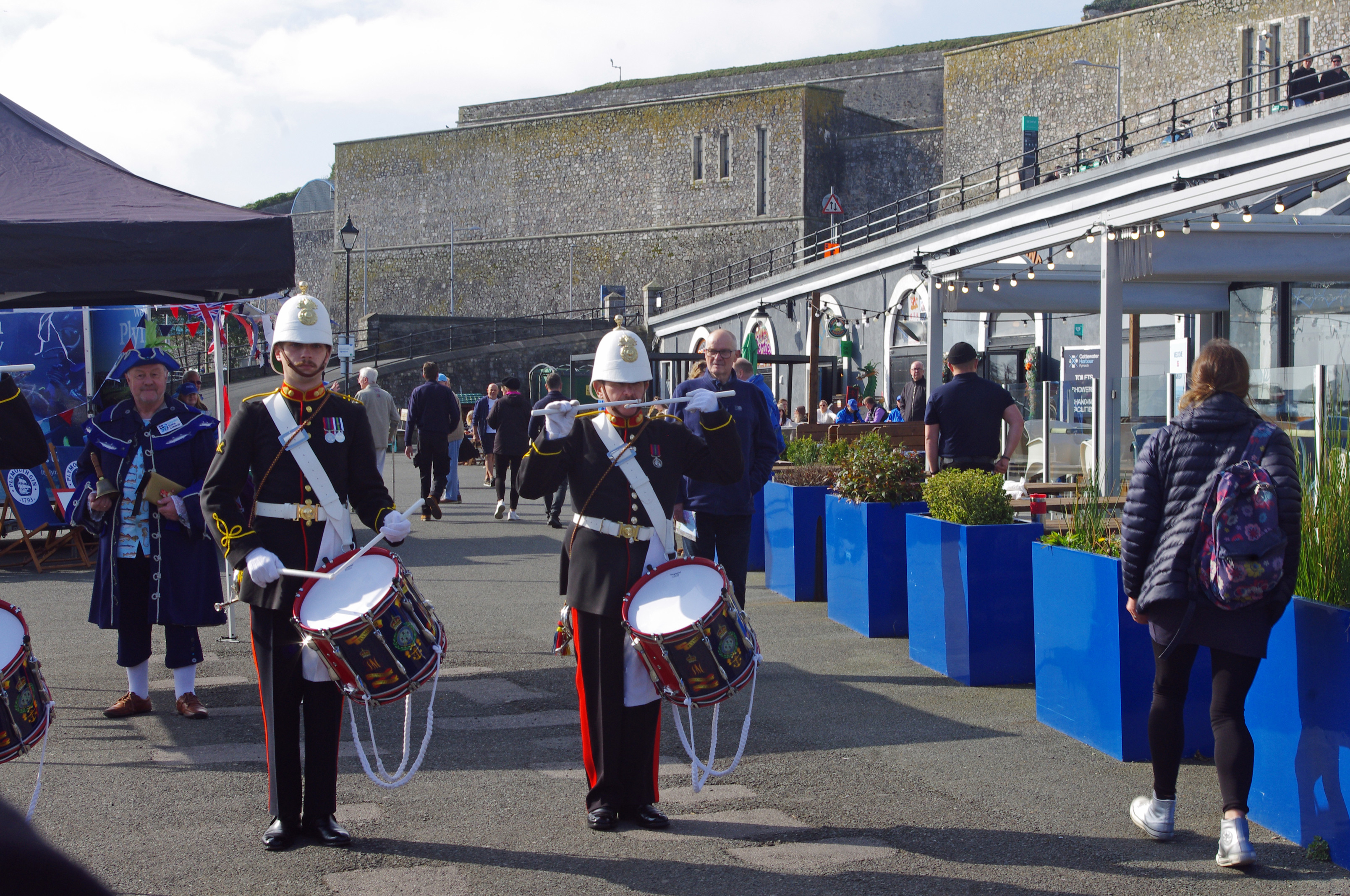 Royal Marines Drummer Welcome